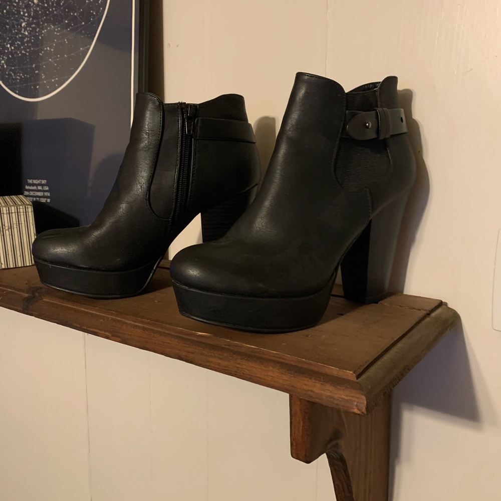 Black booties